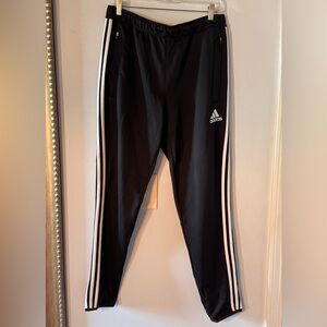 Adidas Climacool Men’s Black Joggers with White Triple Stripes